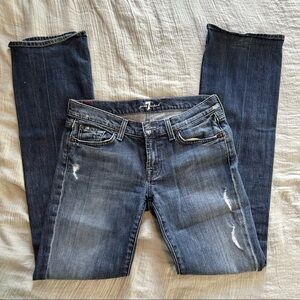 7 for all mankind bootcut jeans size 28